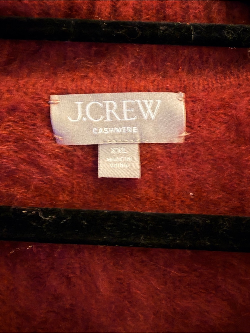J.Crew Women's Red Cashmere sweater